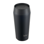 bru ceramic travel mug 12oz in black magic