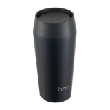 bru ceramic travel mug 12oz in black magic