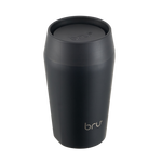 bru ceramic travel mug 8oz in black magic