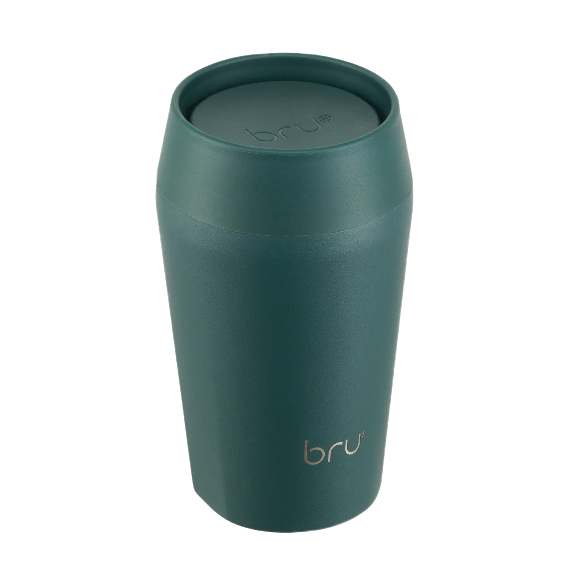 bru ceramic travel mug 8oz in aranya green