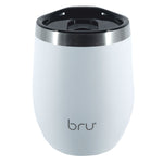 bru cup white, thermal cup, insulated cup, insulated coffee mug, insulated mug, insulated coffee cup
